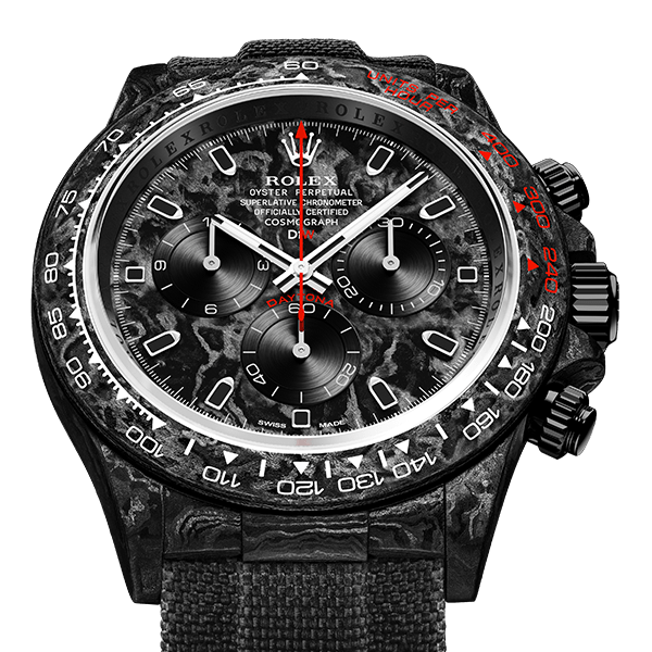 DW Daytona 41 mm Oyster, sort Assembled Speedster