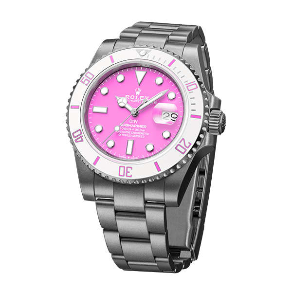 Dw Submariner samlet 41mm fuchsia