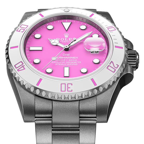 Dw Submariner samlet 41mm fuchsia