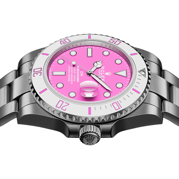 Dw Submariner samlet 41mm fuchsia