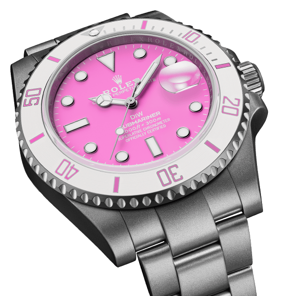 Dw Submariner samlet 41mm fuchsia
