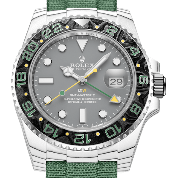 Dw GMT assemblato 41mm Verdant Gray