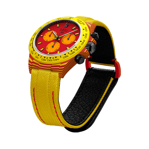 DW Daytona 40mm Oyster, zwart, geassembleerd, Volcano