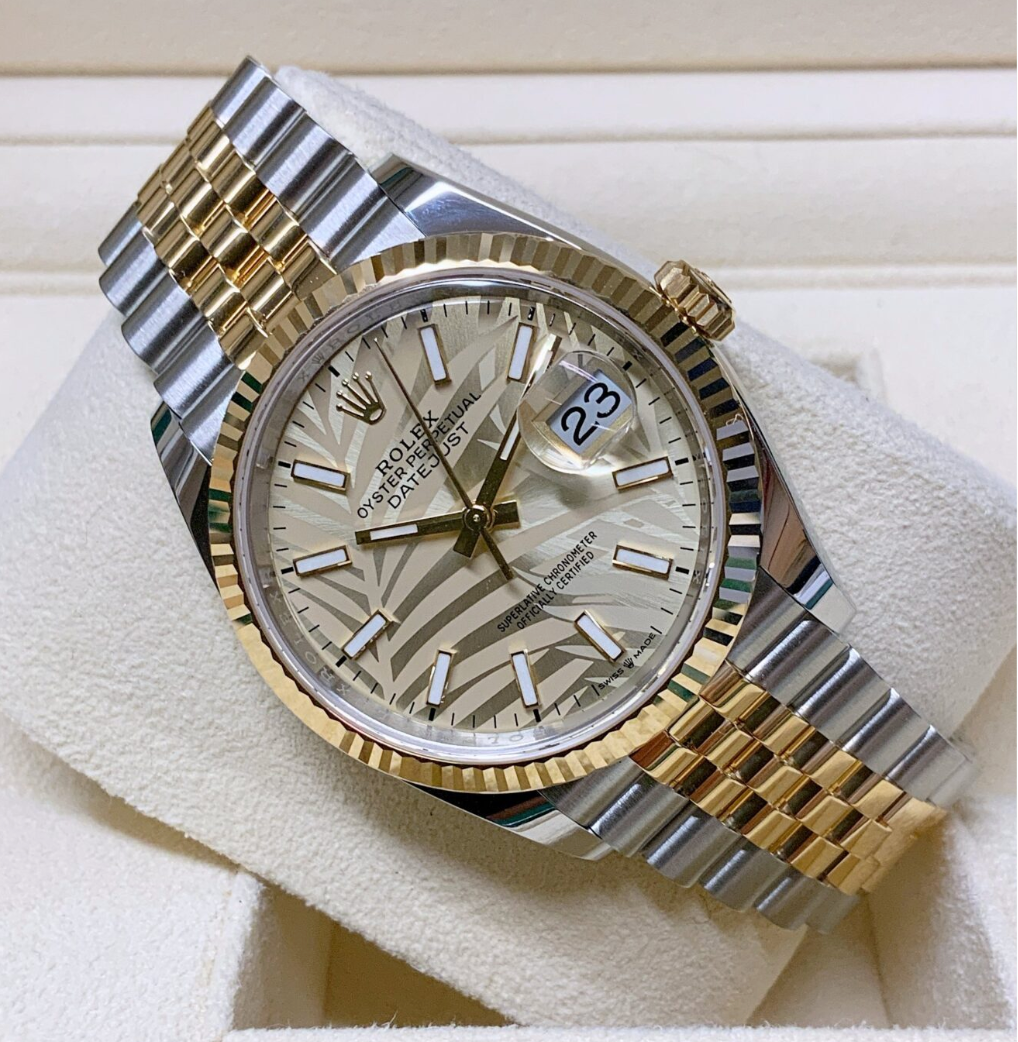 Datejust Assembled (80) 36mm 126233 Palm Motif Dial