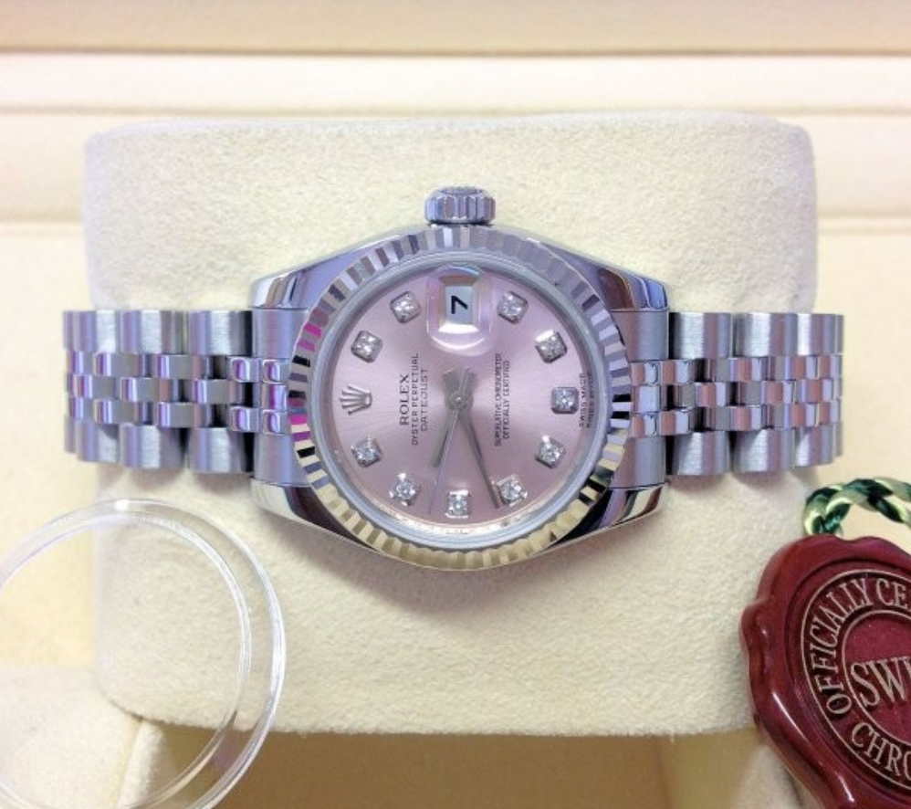 Datejust Assembled (80)  Lady 179174 26mm Pink Diamond Dial