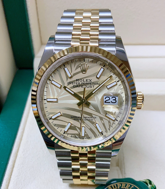 Datejust Assembled (80) 36mm 126233 Palm Motif Dial