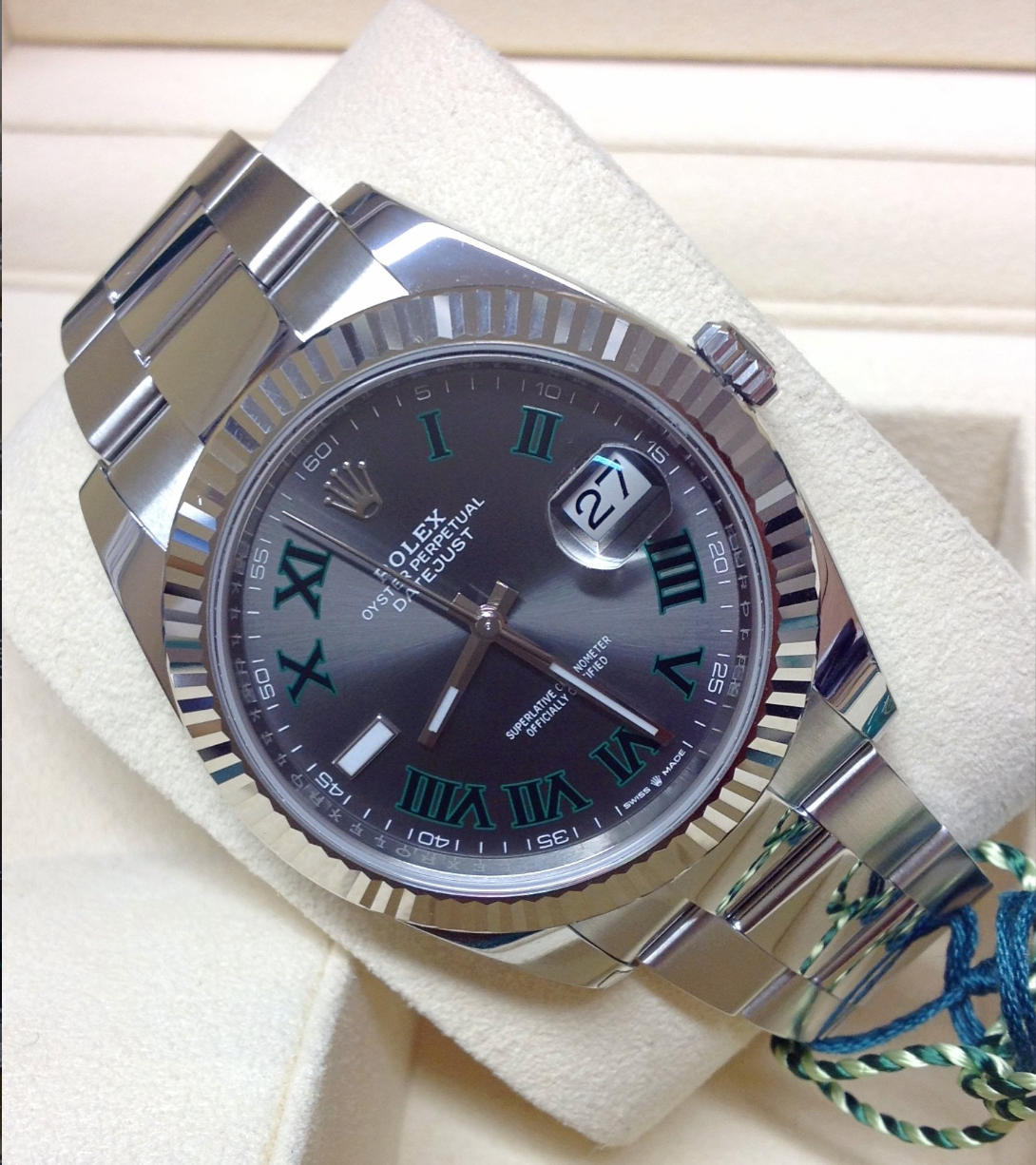 Datejust Assembled (80)  41 126334 wimbledon dial