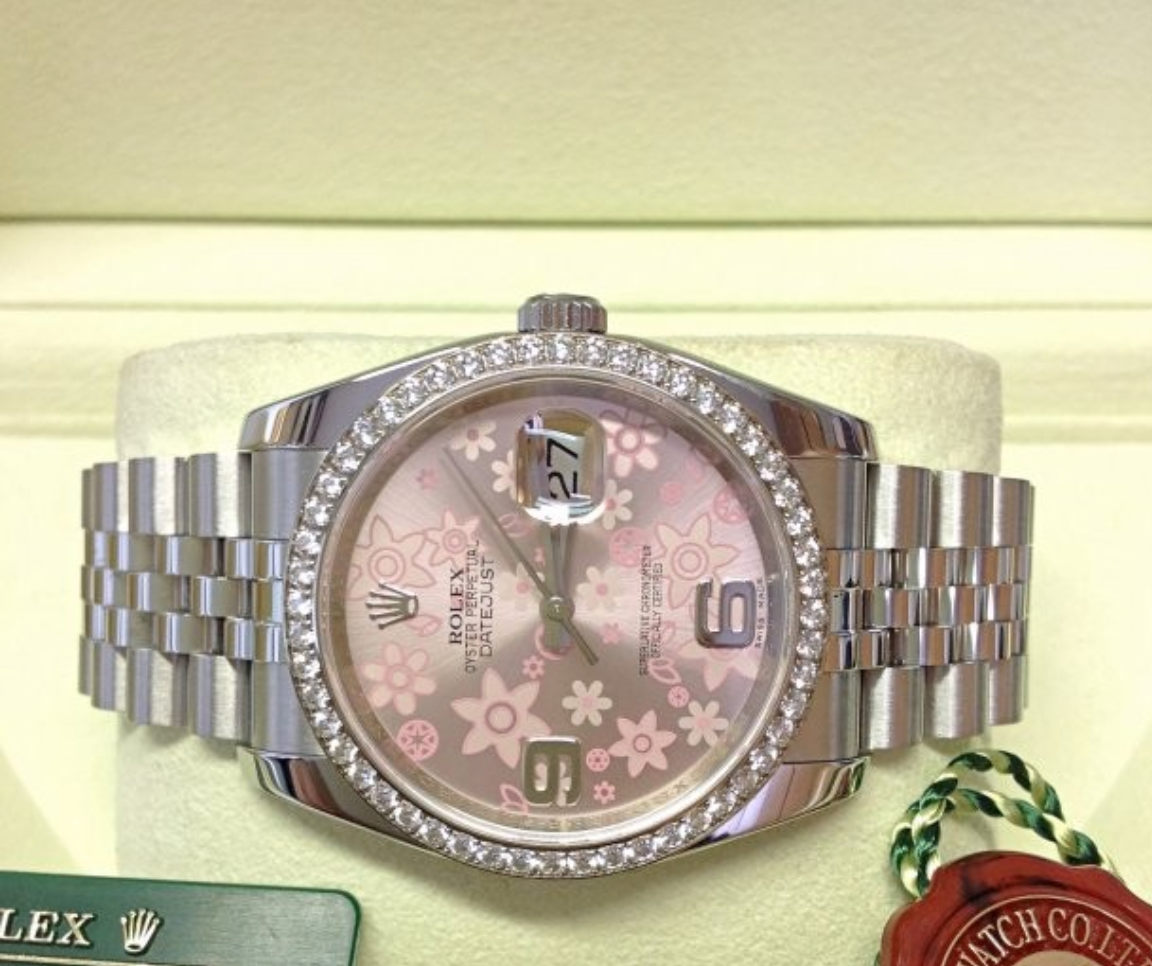 Datejust Assembled (80)  36mm 116244 Diamond Bezel