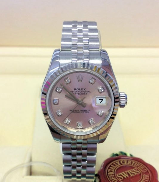 Datejust Assembled (80)  Lady 179174 26mm Pink Diamond Dial