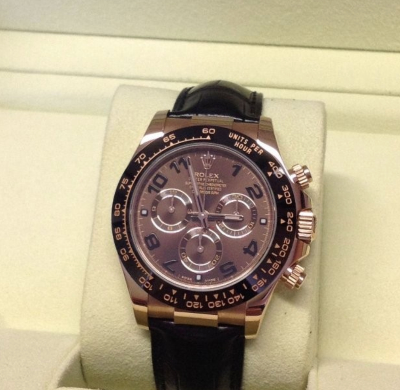 Assembled (80) Daytona Rose Gold 116515LN Chocolate