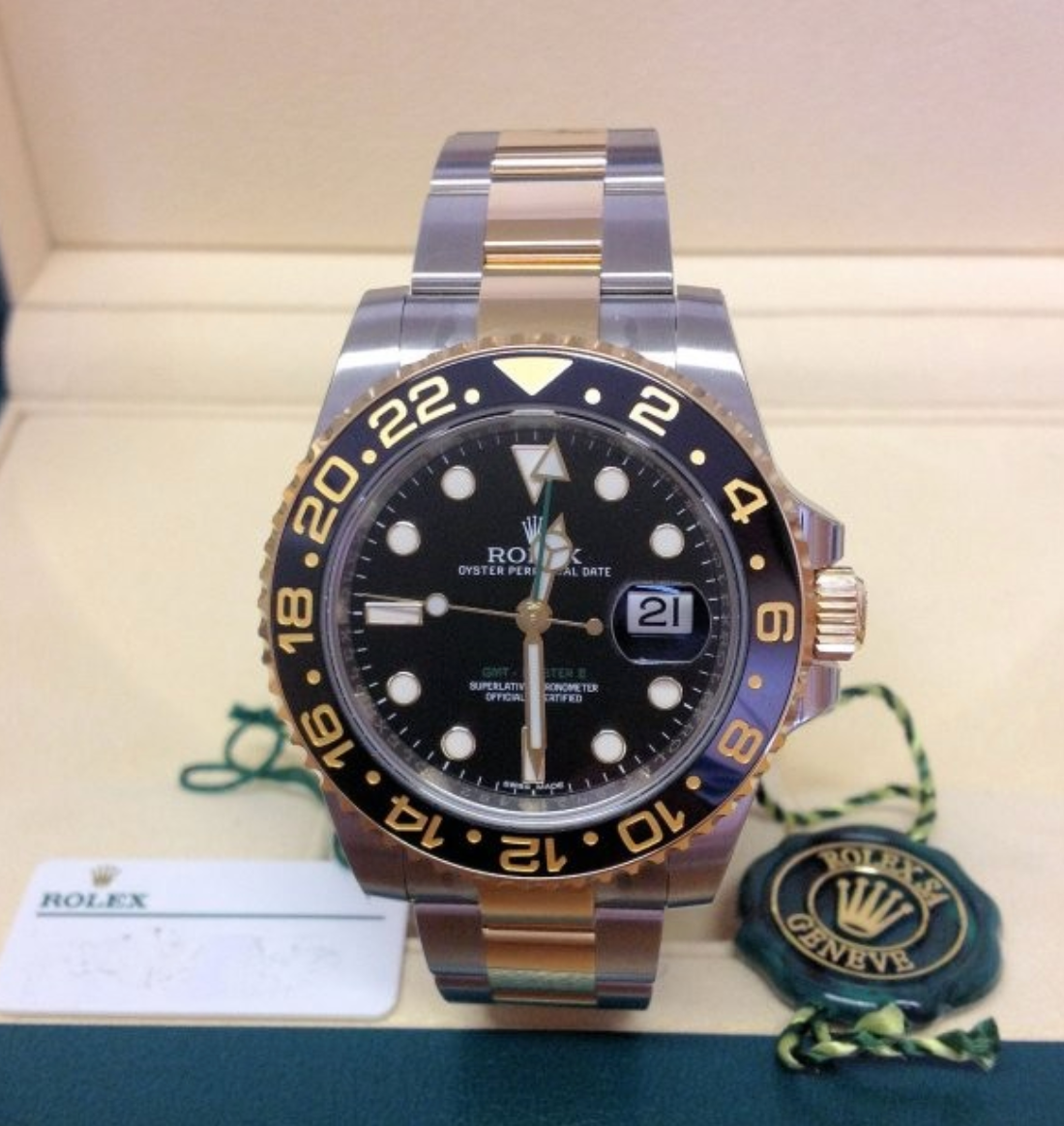 Assembled (80) GMT Master II 116713LN Bi-Colour