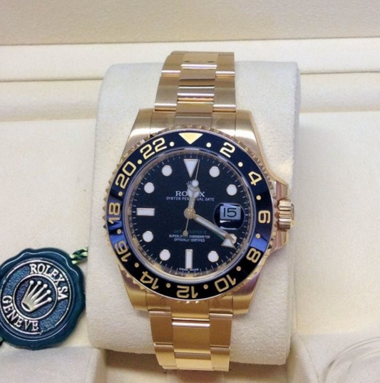 Assembled (80) GMT Master II 116718LN Color Gold