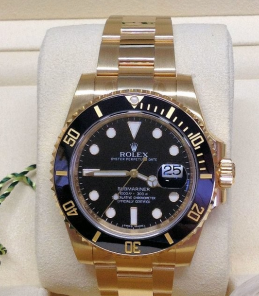 Assembled (80) Submariner Date 116618LN color Yellow Gold