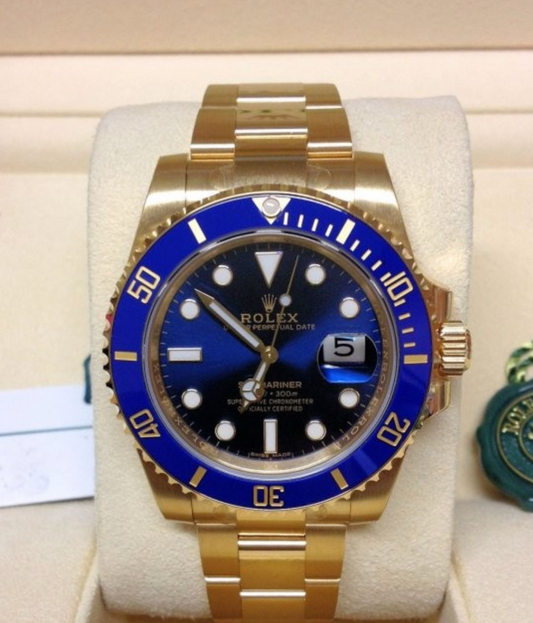 Assembled (80) Submariner Date 116618LB color Yellow Gold